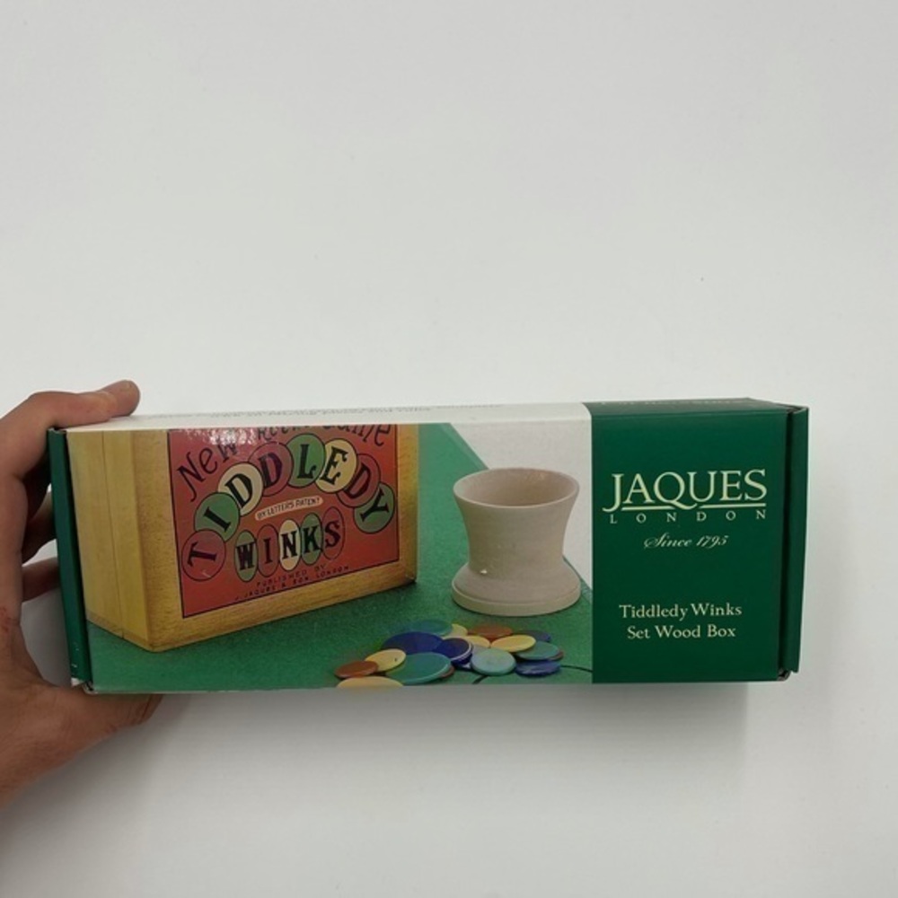 Brand New: JAQUES London Tiddledy Winks Family Game